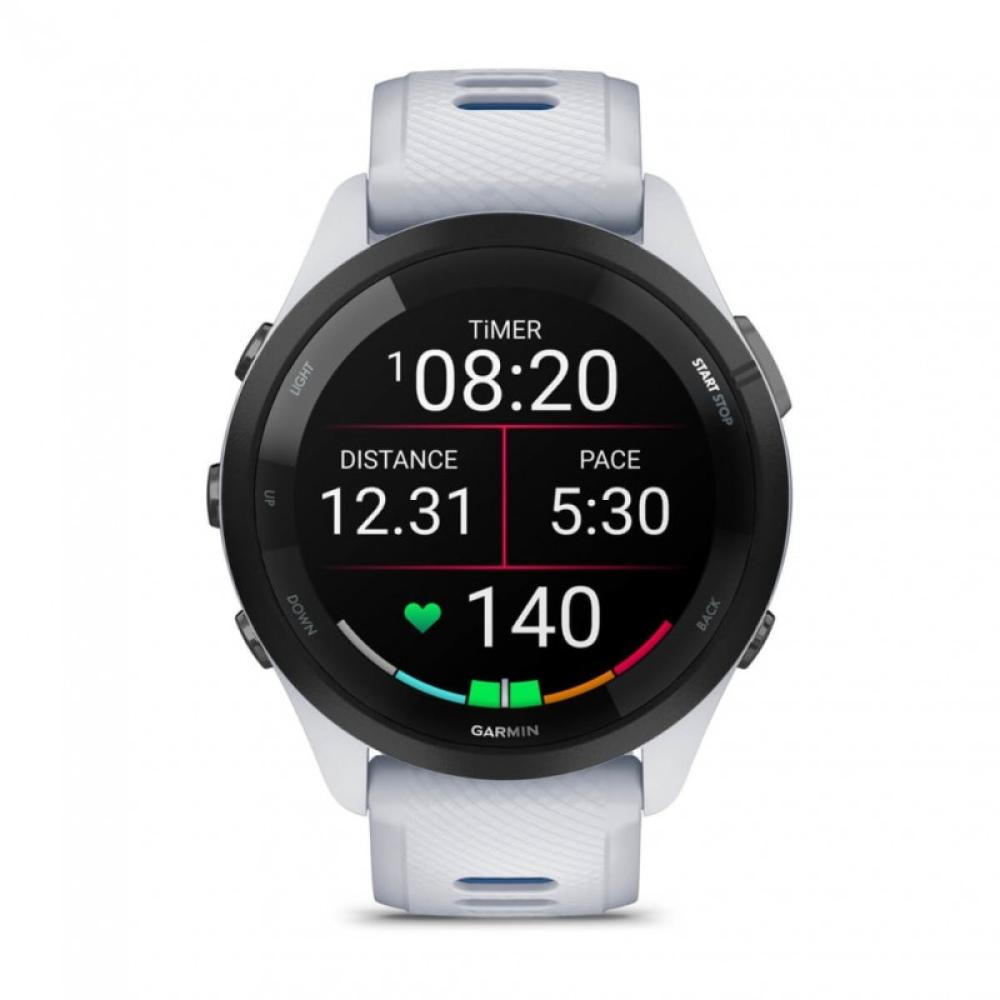 Garmin - Forerunner 265 3,3 cm (1.3") AMOLED 46 mm Digital 416 x 416 Pixeles Pantalla táctil Negro, Blanco Wifi GPS (satélite)