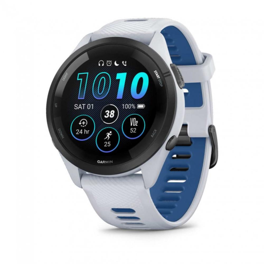 Garmin - Forerunner 265 3,3 cm (1.3") AMOLED 46 mm Digital 416 x 416 Pixeles Pantalla táctil Negro, Blanco Wifi GPS (satélite)