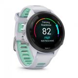 Garmin - Forerunner 265S 2,79 cm (1.1") AMOLED 42 mm Digital 360 x 360 Pixeles Pantalla táctil Negro, Blanco Wifi GPS (satélite)