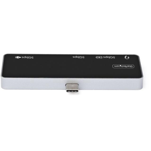 StarTech.com - Adaptador Multipuertos USB C a HDMI 2.0 de 4K 60Hz - Entrega de Alimentación PD de 100W Pass Through - Hub USB 3.