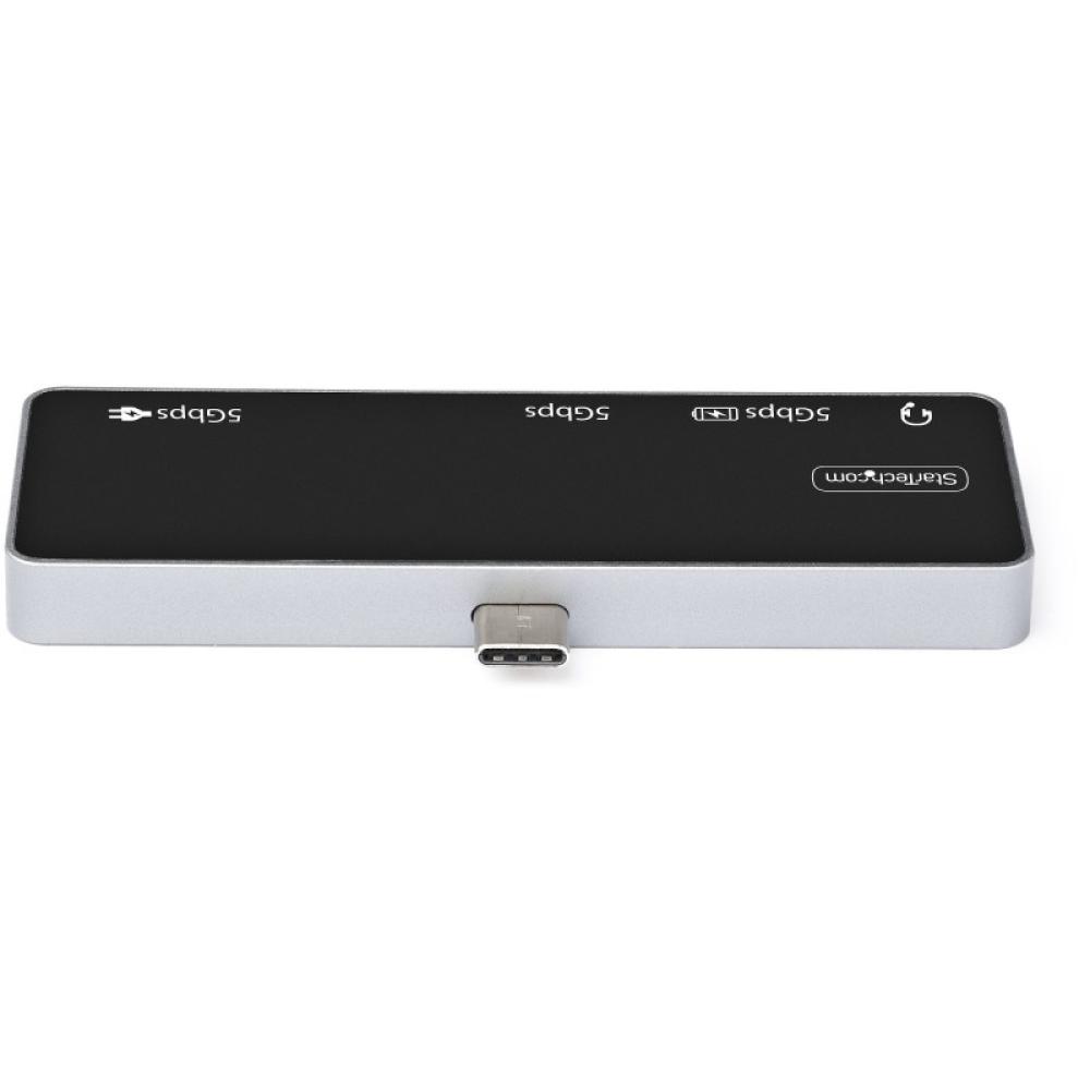 StarTech.com - Adaptador Multipuertos USB C a HDMI 2.0 de 4K 60Hz - Entrega de Alimentación PD de 100W Pass Through - Hub USB 3.