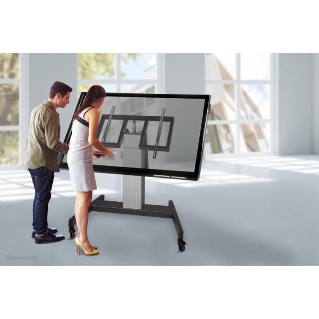 Neomounts - PLASMA-M2500TSILVER Carro para TV 42-100" - motorizado - función de inclinación de la mesa