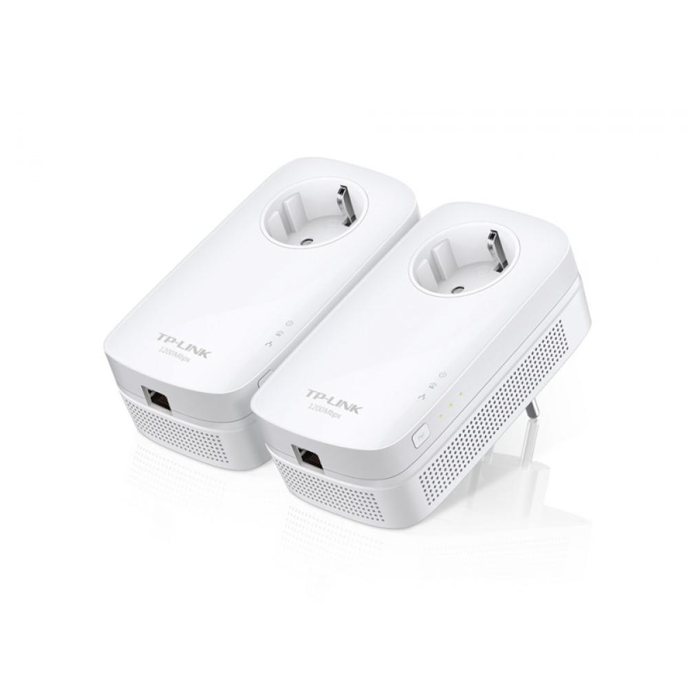 TP-Link - TL-PA8010P KIT adaptador de red PowerLine 1300 Mbit/s Ethernet Blanco 2 pieza(s)