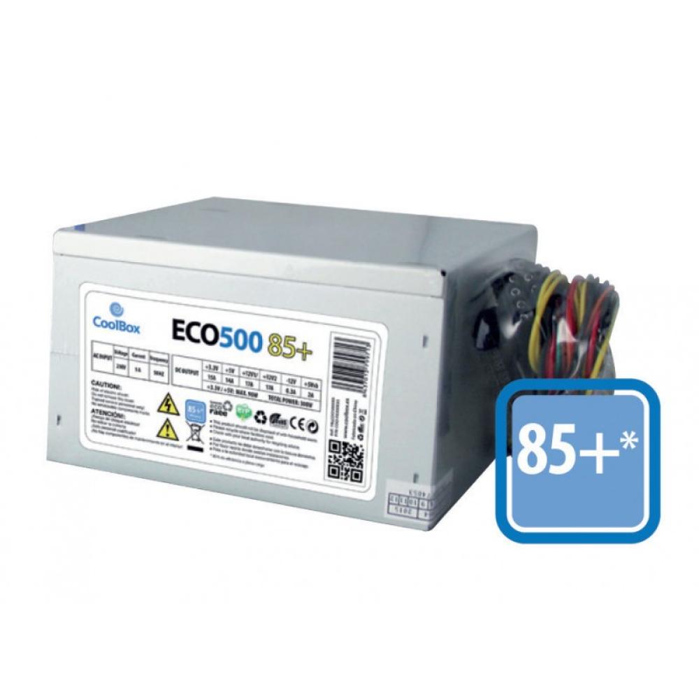 CoolBox - ECO500 85+ unidad de fuente de alimentación 300 W 20+4 pin ATX ATX Gris