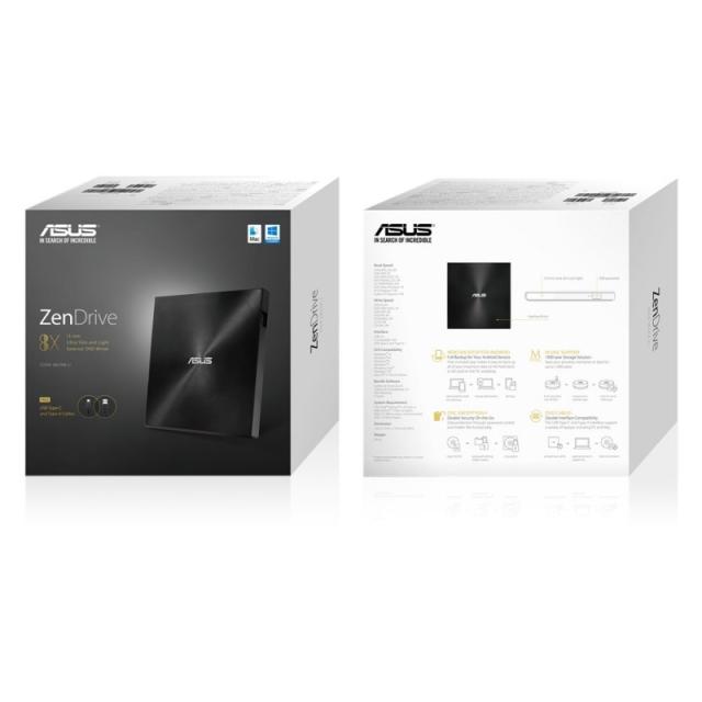 ASUS - ZenDrive U9M unidad de disco óptico DVD±RW Negro