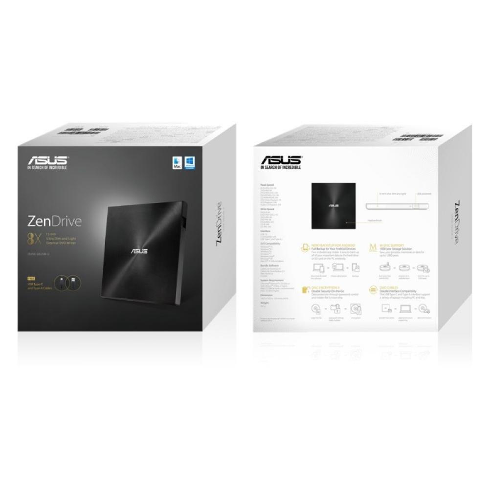 ASUS - ZenDrive U9M unidad de disco óptico DVD±RW Negro