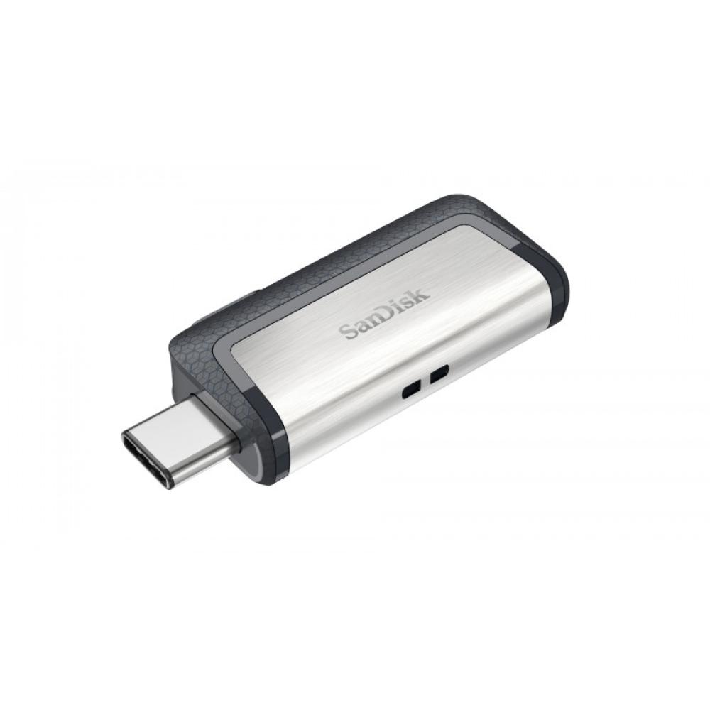 SanDisk - 173338 unidad flash USB 64 GB USB Type-A / USB Type-C Negro, Plata