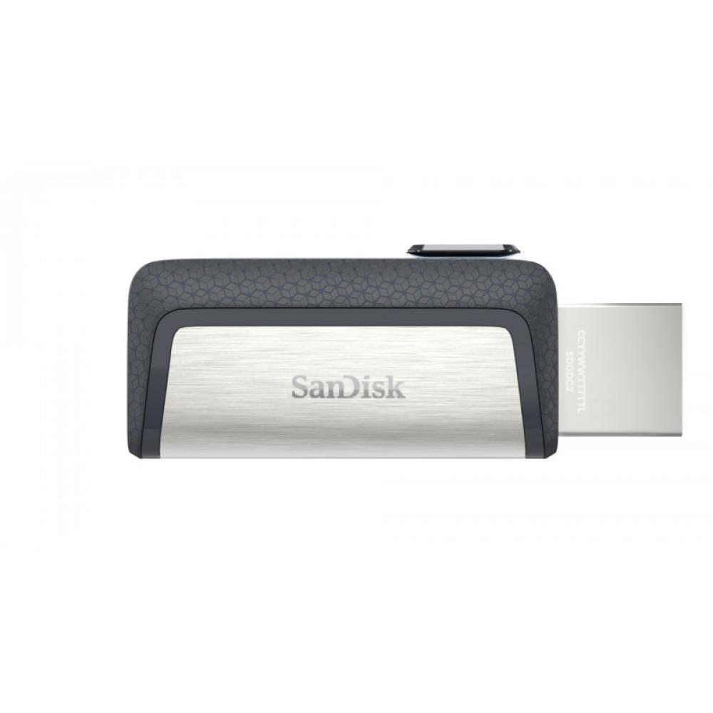 SanDisk - 173338 unidad flash USB 64 GB USB Type-A / USB Type-C Negro, Plata