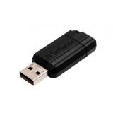 Verbatim - PinStripe - Unidad USB de 128 GB - Negro