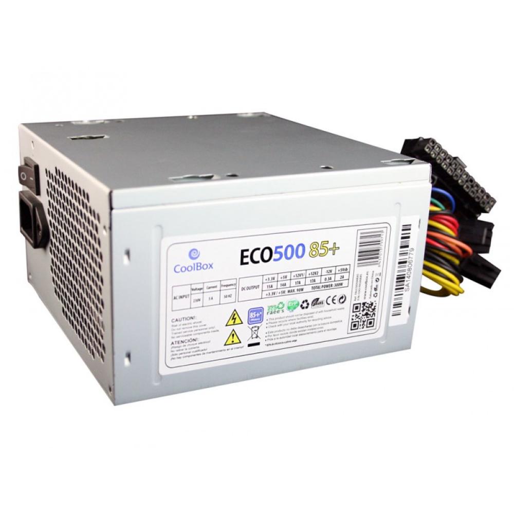CoolBox - ECO500 85+ unidad de fuente de alimentación 300 W 20+4 pin ATX ATX Gris