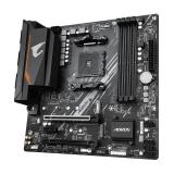 GIGABYTE - B550M AORUS ELITE Placa base - Procesadores AMD Ryzen 5000, VRM de 5+3 fases, hasta 4733 MHz DDR4, 1xPCIe 4.0 + 1xPCI