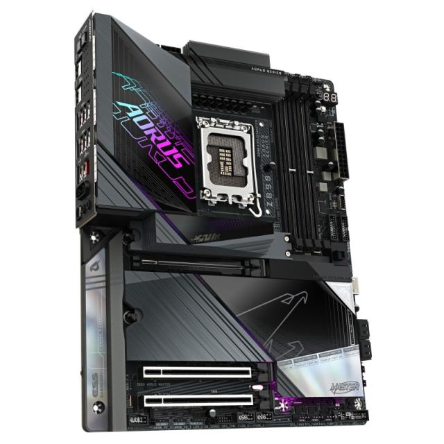 GIGABYTE - Placa base Z890 AORUS MASTER - Compatible con CPUs Intel Core Ultra (Serie 2), VRM de 18+1+2 fases, hasta 9500MHz DDR