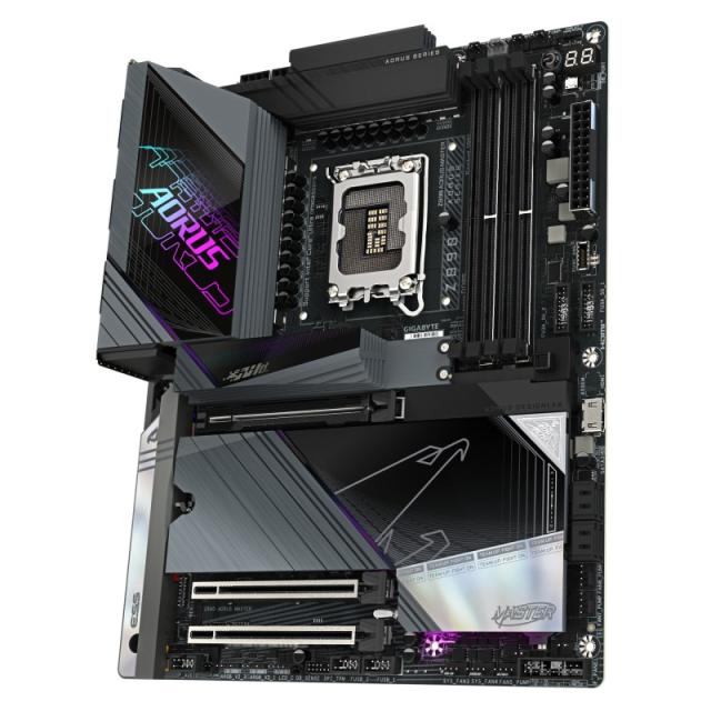 GIGABYTE - Placa base Z890 AORUS MASTER - Compatible con CPUs Intel Core Ultra (Serie 2), VRM de 18+1+2 fases, hasta 9500MHz DDR