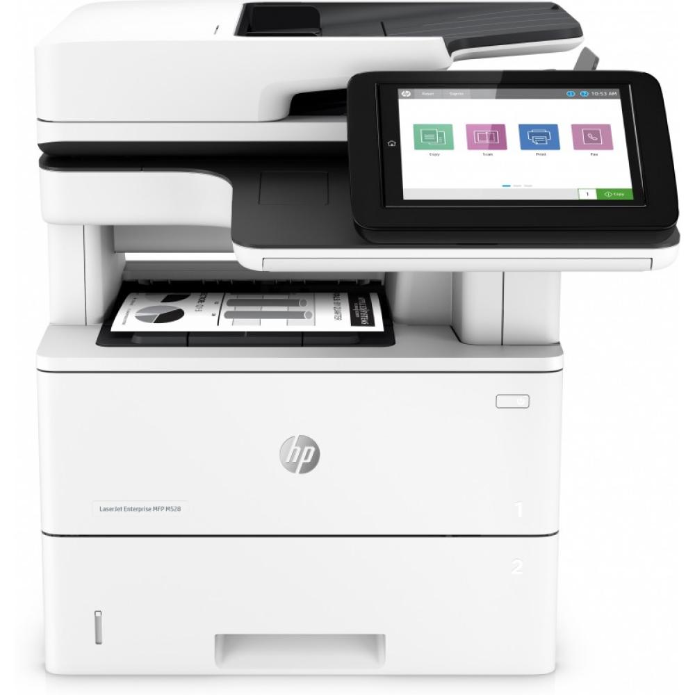 HP - LaserJet Enterprise M528dn Inalámbrico Multifunction Blanco y negro Impresora, Fotocopiadora, escáner Dúplex