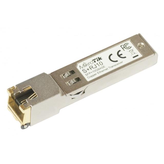 Mikrotik - S+RJ10 red modulo transceptor 10000 Mbit/s SFP+