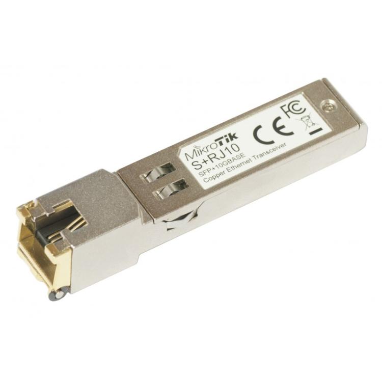 Mikrotik - S+RJ10 red modulo transceptor 10000 Mbit/s SFP+