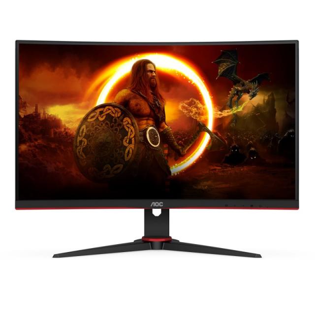 AOC - G2 C24G2AE/BK pantalla para PC 59,9 cm (23.6") 1920 x 1080 Pixeles Full HD LED Negro, Rojo