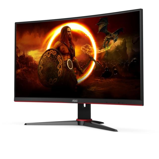 AOC - G2 C24G2AE/BK pantalla para PC 59,9 cm (23.6") 1920 x 1080 Pixeles Full HD LED Negro, Rojo