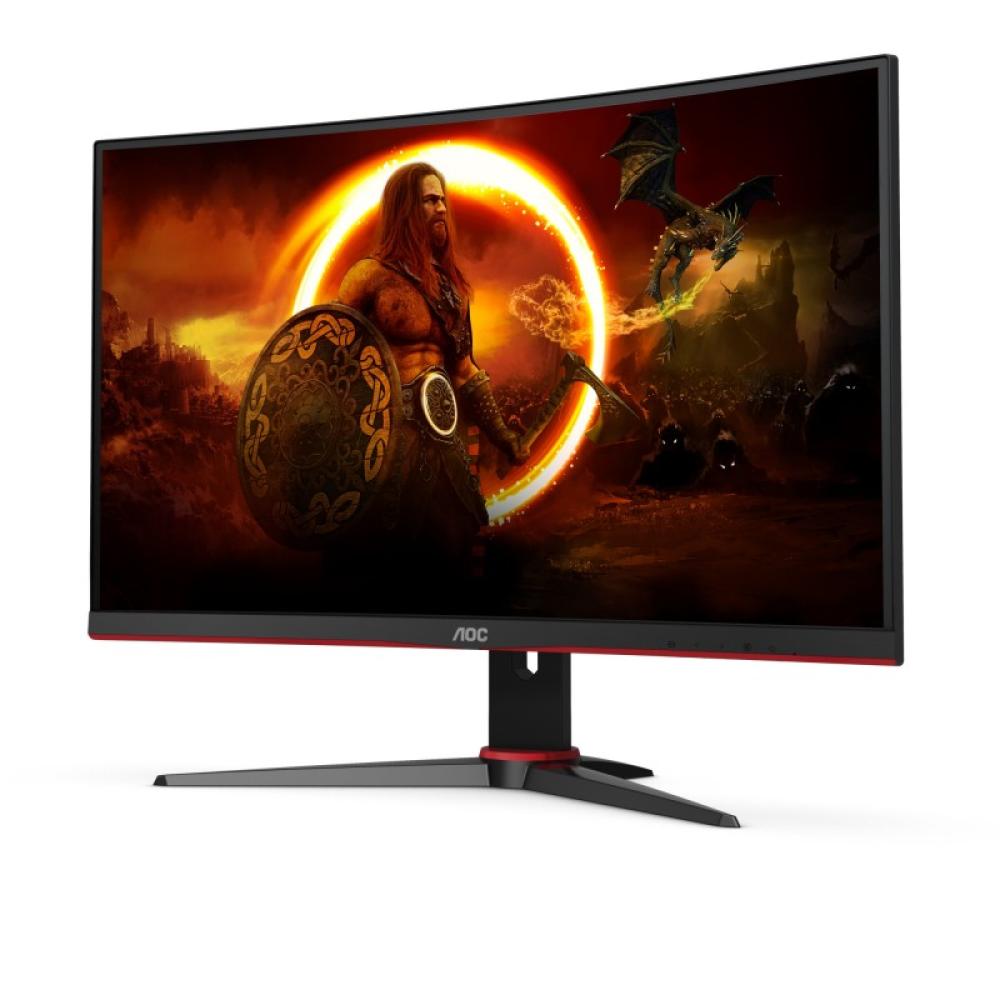 AOC - G2 C24G2AE/BK pantalla para PC 59,9 cm (23.6") 1920 x 1080 Pixeles Full HD LED Negro, Rojo