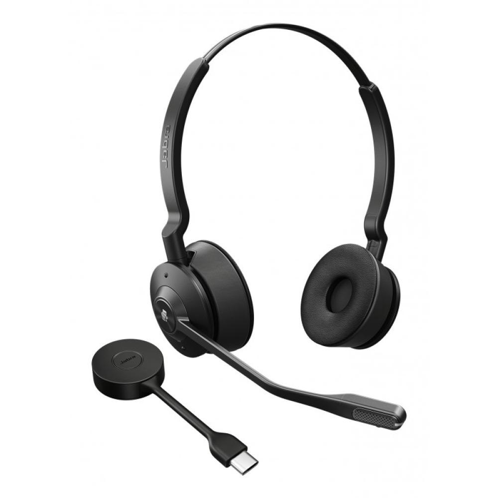 Jabra - Engage 55 SE Auriculares Inalámbrico Diadema Oficina/Centro de llamadas USB Tipo C Negro