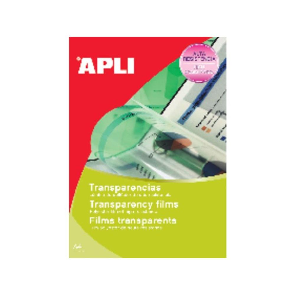 APLI - APL TRANSPARENCIAS CAJA 100UD A4 859