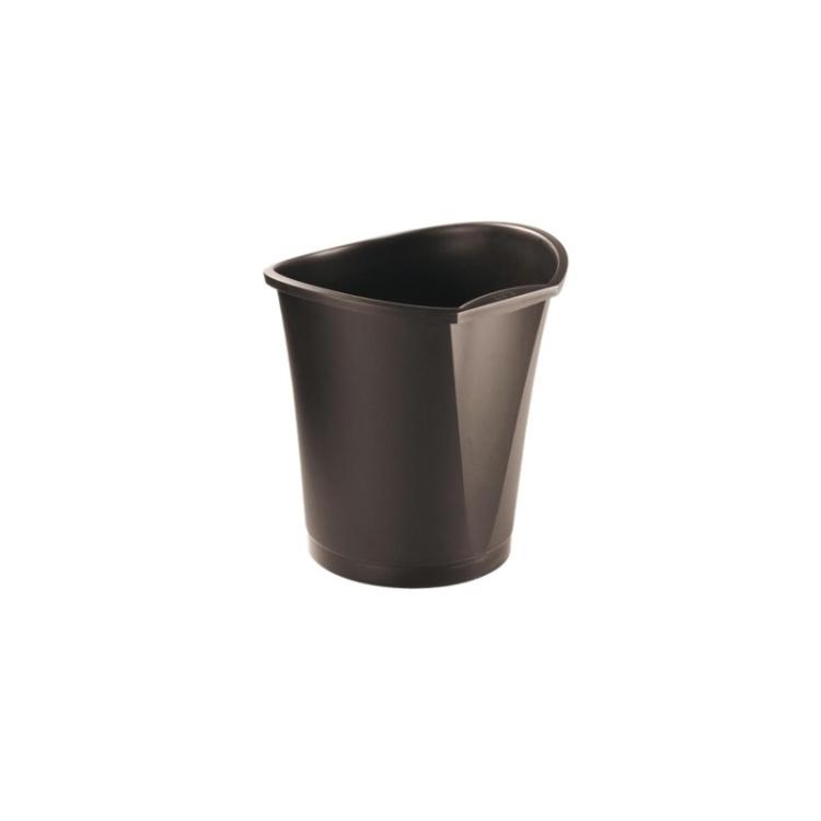 Esselte - 52514 cubo de basura Ovalado Polipropileno (PP) Negro