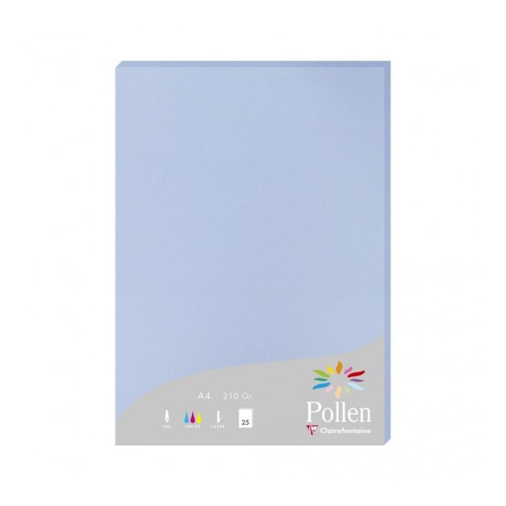 Clairefontaine - Pollen papel para impresora de inyección de tinta A4 (210x297 mm) 25 hojas Azul