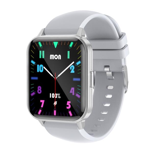 Leotec - LESW41G Relojes inteligentes y deportivos 4,7 cm (1.85") IPS 44 mm Digital Pantalla táctil Gris