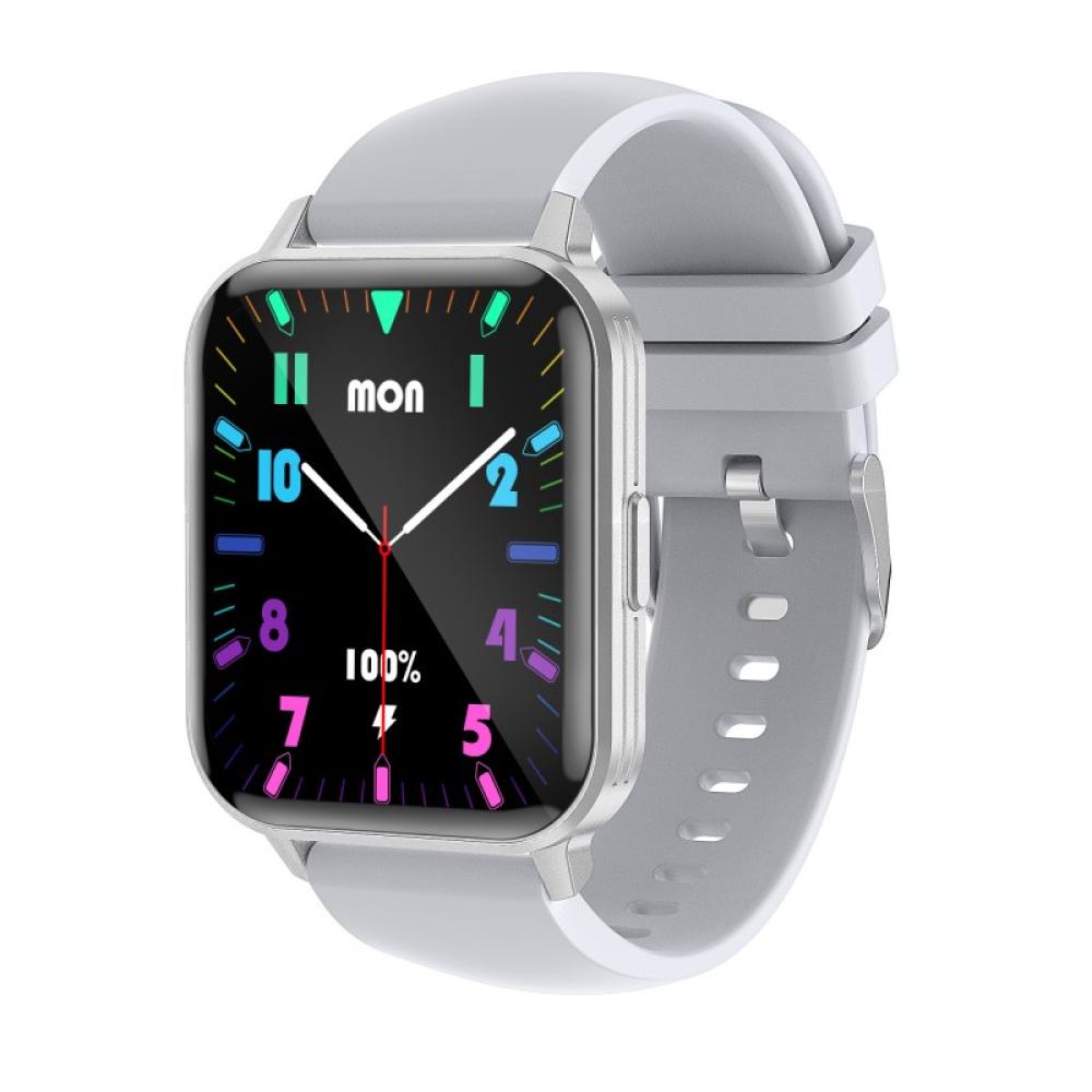 Leotec - LESW41G Relojes inteligentes y deportivos 4,7 cm (1.85") IPS 44 mm Digital Pantalla táctil Gris