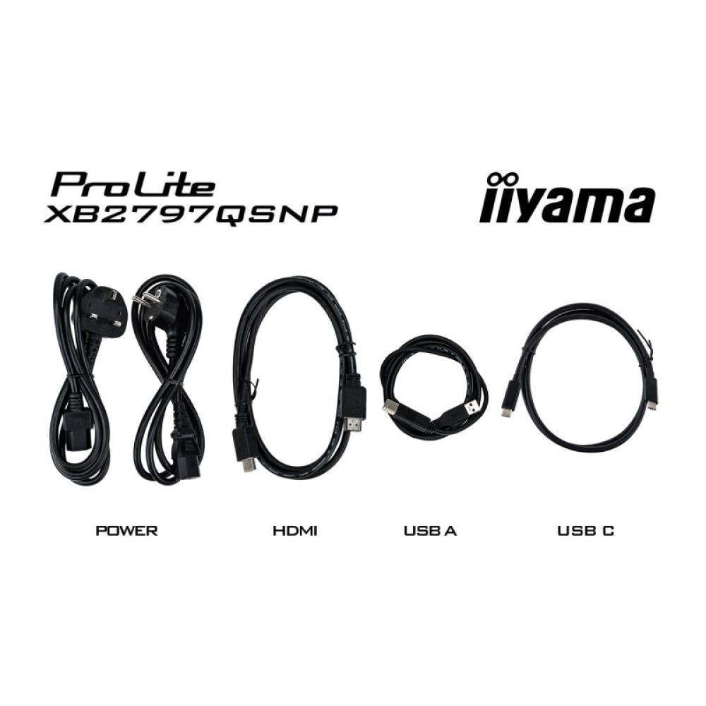 iiyama - ProLite XB2797QSNP-B1 pantalla para PC 68,6 cm (27") 2560 x 1440 Pixeles Quad HD LED Negro