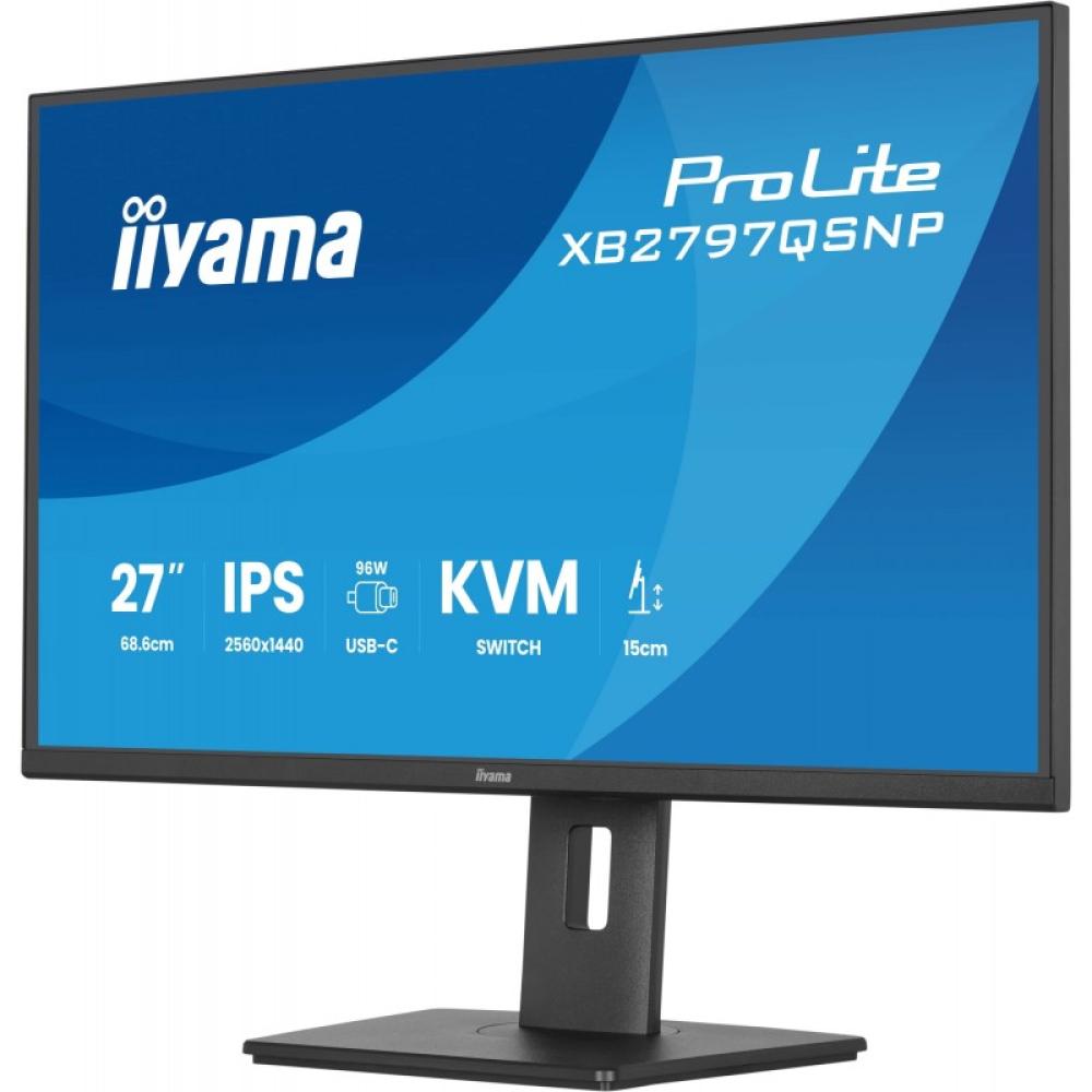 iiyama - ProLite XB2797QSNP-B1 pantalla para PC 68,6 cm (27") 2560 x 1440 Pixeles Quad HD LED Negro