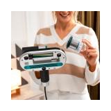 Cecotec - Conga RockStar 3000 Mattress aspiradora de mano Negro, Plata, Turquesa Sin bolsa