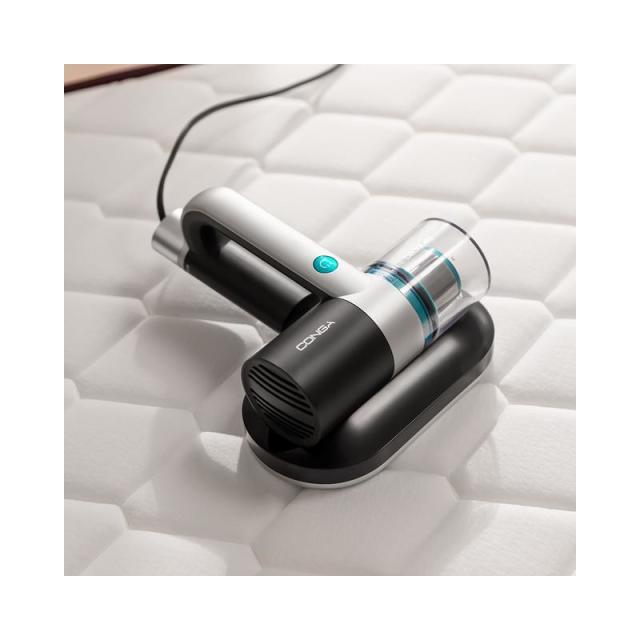 Cecotec - Conga RockStar 3000 Mattress aspiradora de mano Negro, Plata, Turquesa Sin bolsa