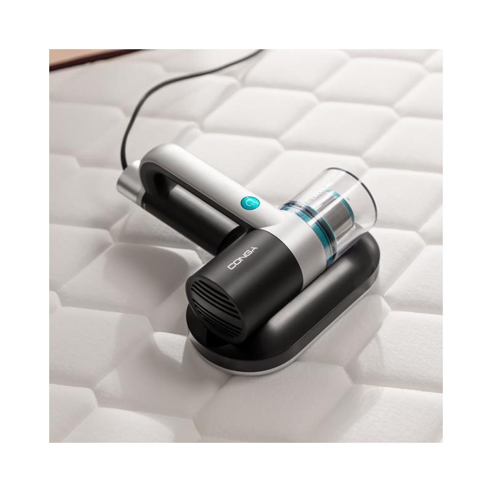 Cecotec - Conga RockStar 3000 Mattress aspiradora de mano Negro, Plata, Turquesa Sin bolsa