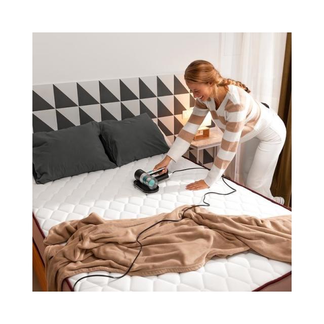 Cecotec - Conga RockStar 3000 Mattress aspiradora de mano Negro, Plata, Turquesa Sin bolsa