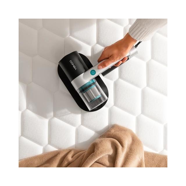 Cecotec - Conga RockStar 3000 Mattress aspiradora de mano Negro, Plata, Turquesa Sin bolsa