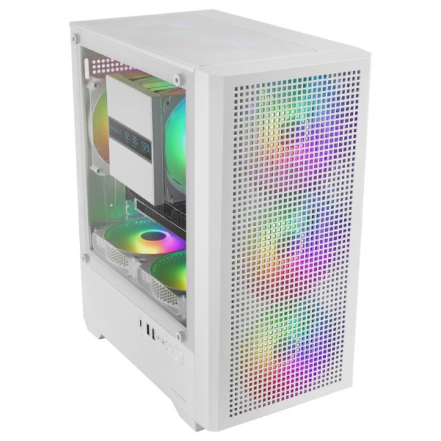 Mars Gaming - MCVECTORW carcasa de ordenador Mini Tower Blanco