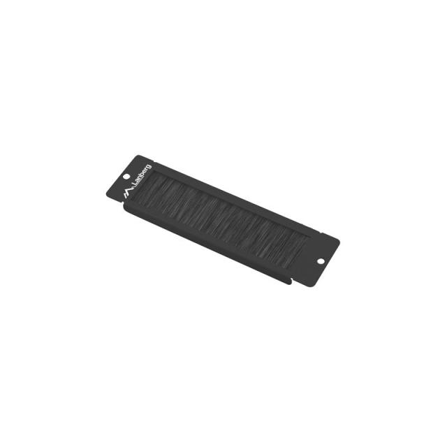 Lanberg - AK-1104-B accesorio de bastidor Panel pasacables con cepillo