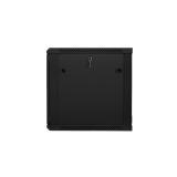 Lanberg - WF01-6612-10B armario rack 12U Bastidor de pared Negro