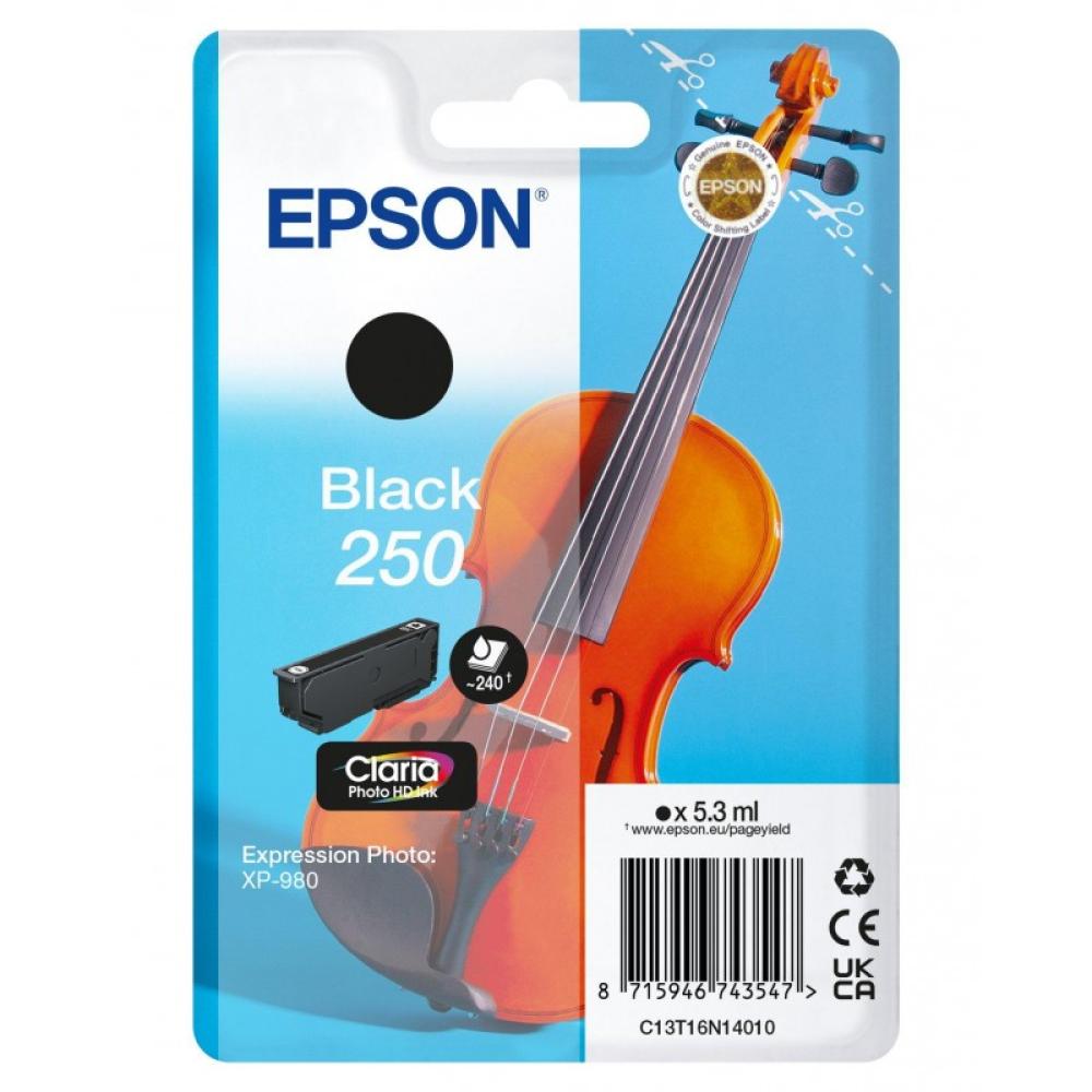 Epson - 250 Violin Claria Photo HD cartucho de tinta 1 pieza(s) Original Negro