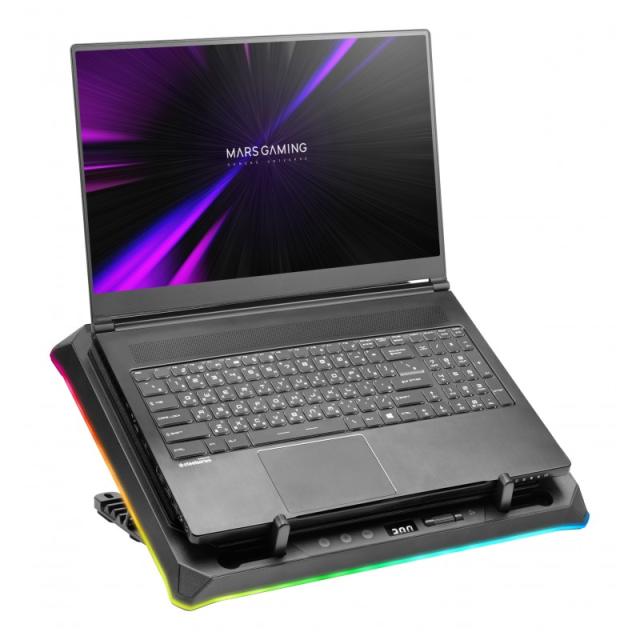 Mars Gaming - MNBC-ULTRA almohadilla fría 45,7 cm (18") 2400 RPM Negro