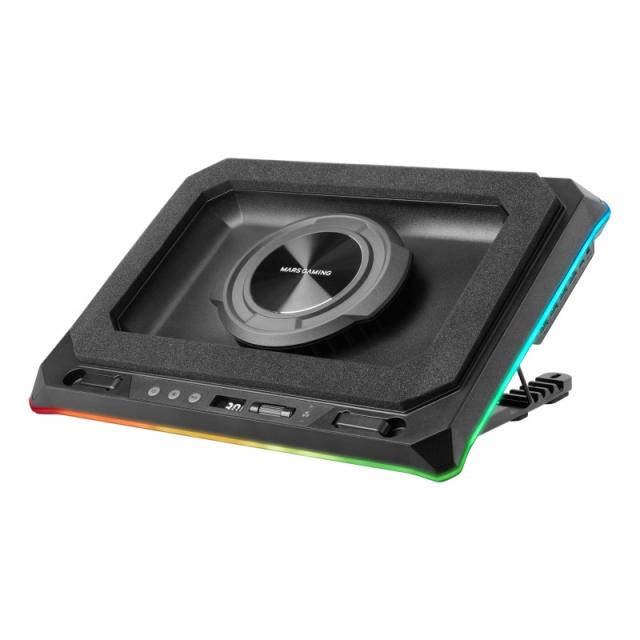 Mars Gaming - MNBC-ULTRA almohadilla fría 45,7 cm (18") 2400 RPM Negro