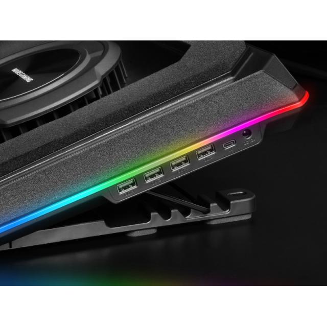 Mars Gaming - MNBC-ULTRA almohadilla fría 45,7 cm (18") 2400 RPM Negro