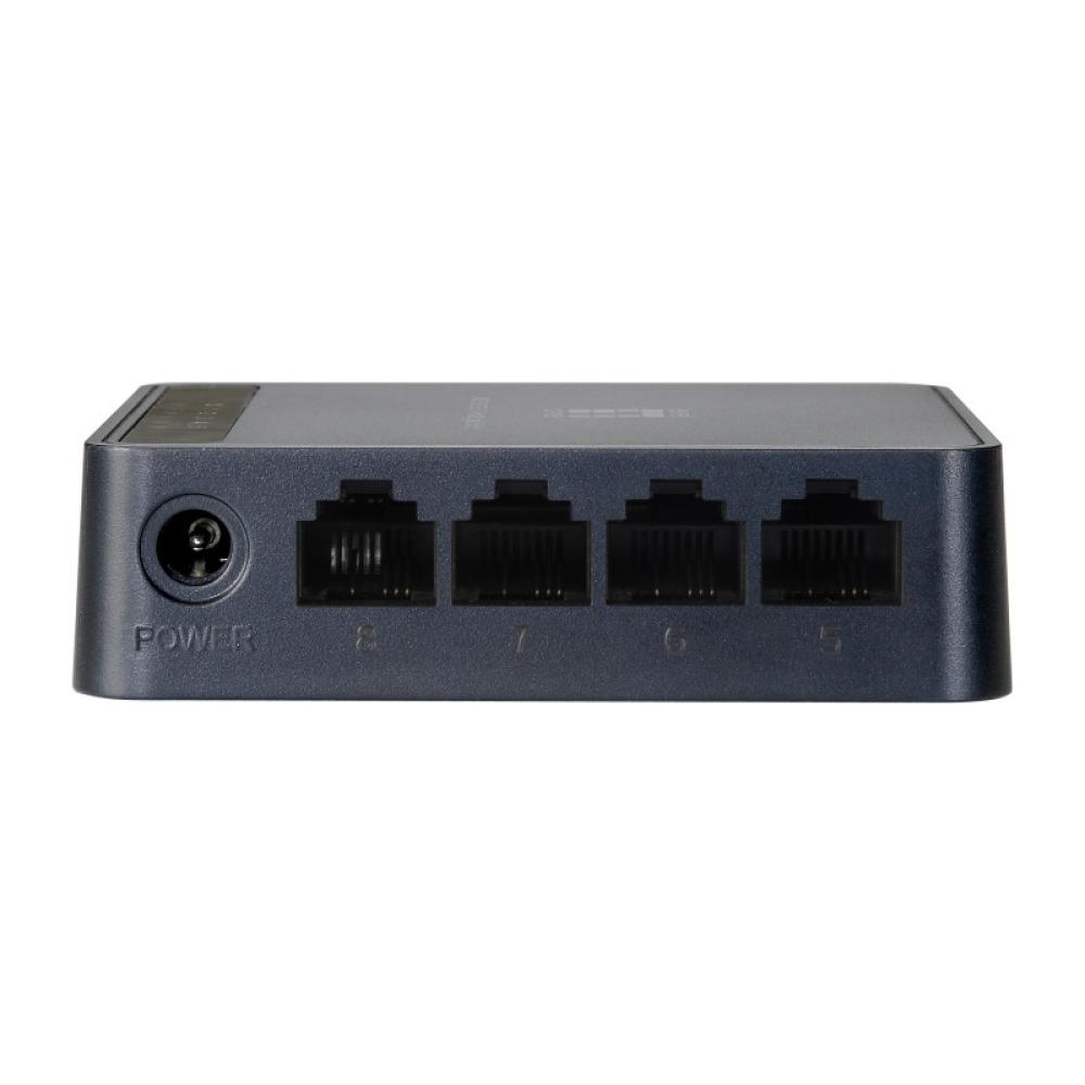 LevelOne - FEU-0812 switch No administrado Fast Ethernet (10/100) Negro