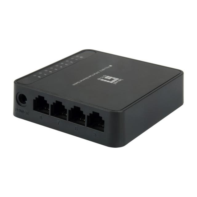 LevelOne - FEU-0812 switch No administrado Fast Ethernet (10/100) Negro