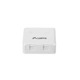 Lanberg - OK1-0002-W caja de conexiones de red Cat6 Blanco