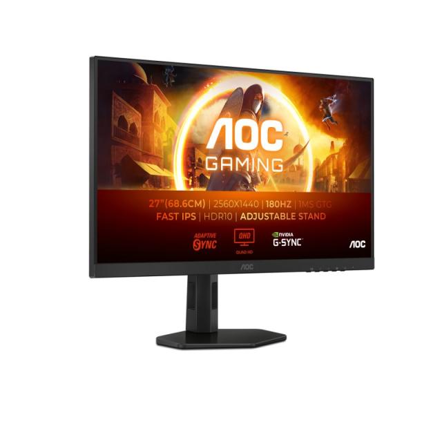AOC - G4 Q27G4XF pantalla para PC 68,6 cm (27") 2560 x 1440 Pixeles Quad HD LED Negro, Gris