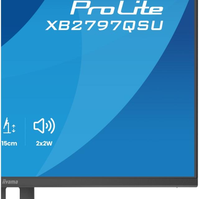 iiyama - ProLite XB2797QSU-B1 pantalla para PC 68,6 cm (27") 2560 x 1440 Pixeles Quad HD LED Negro