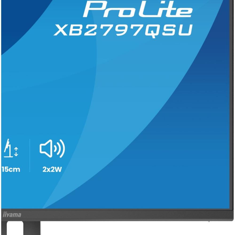 iiyama - ProLite XB2797QSU-B1 pantalla para PC 68,6 cm (27") 2560 x 1440 Pixeles Quad HD LED Negro
