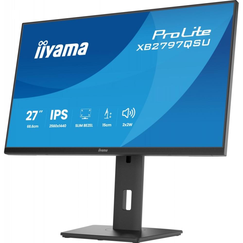 iiyama - ProLite XB2797QSU-B1 pantalla para PC 68,6 cm (27") 2560 x 1440 Pixeles Quad HD LED Negro